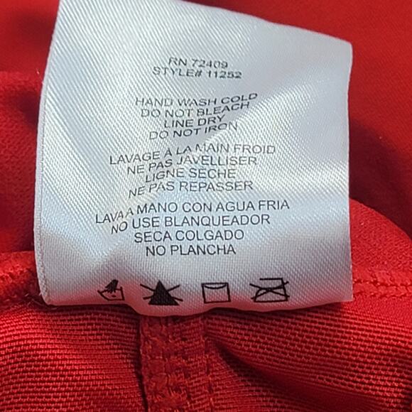 Jones New York Red One Piece Swimsuit Women's Size L - Picture 9 of 9